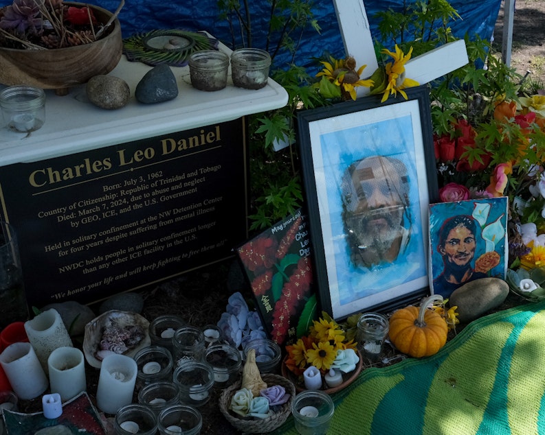 caption: Charles Leo Daniel died last year at the immigrant lockup in Tacoma of natural causes. That same year Jose Manuel Sanchez-Castro died after showing signs of withdrawals from opioid use soon after being booked into the facility.
