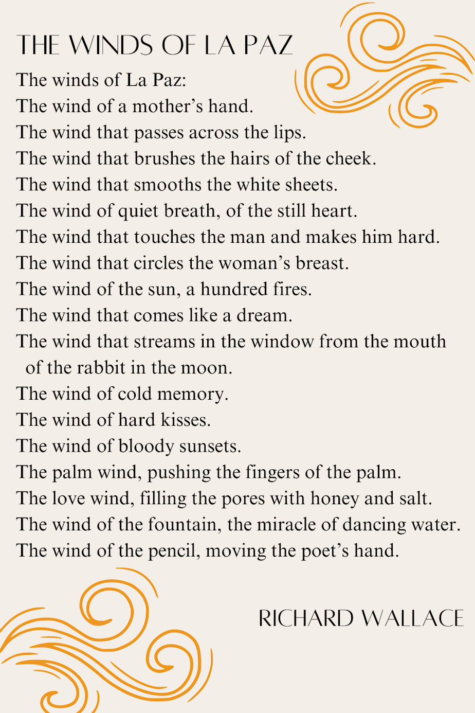 The Winds Of La Paz By Richard Wallace